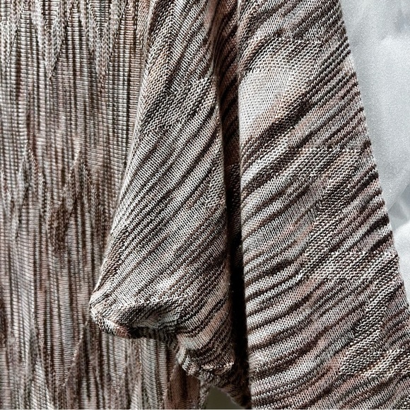 SUZY Shier dusty rose striated top size medium - Picture 6 of 7